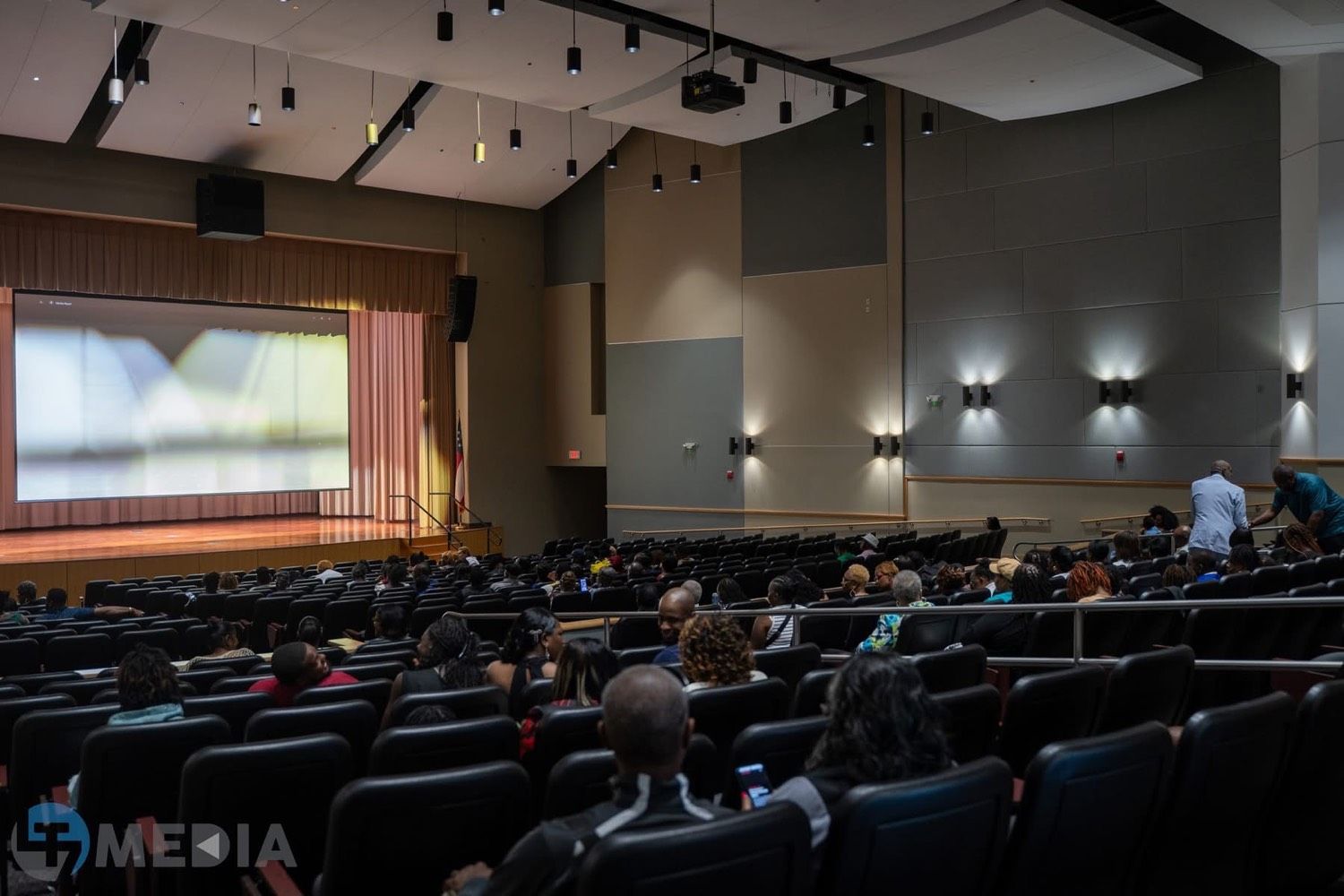 Audience at the My Pastor 2 premiere, Kirbo Center