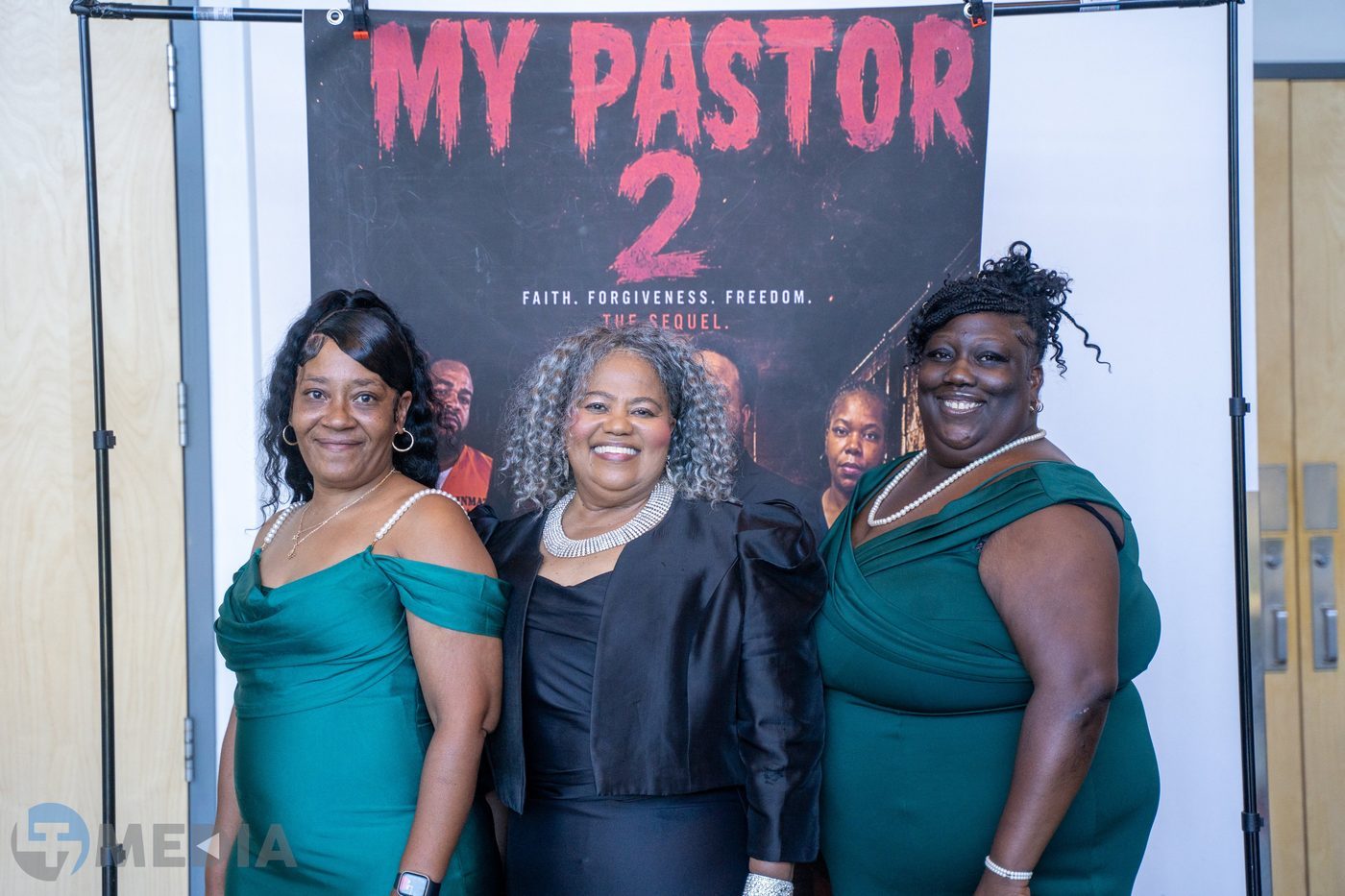Guests at the premiere poster